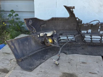 VW PASSAT B6 ZDERZAK PRZÓD PRZEDNI HALOGENY PDC LD5Q - zdjęcie 8