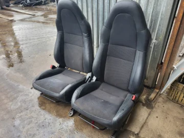 FOTELE FOTEL PRZÓD TOYOTA MR2 MR-2 ZZW30 PÓŁ SKÓRA 99-07 - zdjęcie 6