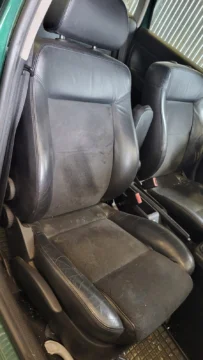 VW PASSAT B5 KOMBI FOTELE PRZÓD TYŁ KOMPLET ALCANTARA PÓŁSKÓRA - zdjęcie 5