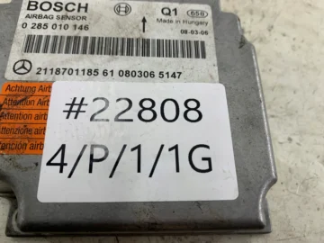 MERCEDES W211 MODUŁ SENSOR AIRBAG PODUSZEK 2118701185 - zdjęcie 6