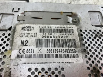 CITROEN C5 I PEUGEOT 407 RADIO FABRYCZNE NAVI CD 96565712YW - zdjęcie 5