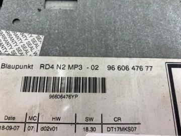 PEUGEOT 407 RADIO FABRYCZNE CD 9660647677 - zdjęcie 6