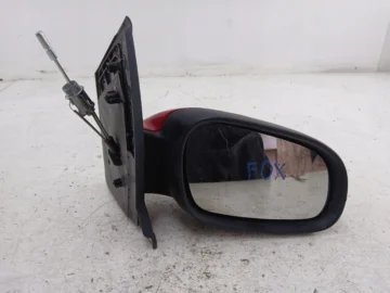 VW FOX LUSTERKO PRAWE MANUALNE CZERWONE