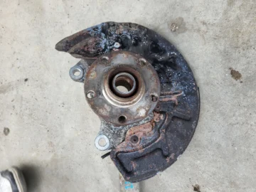 AUDI A4 B6 2.5 TDI ZWROTNICA LEWA PRZÓD 8E0407241B - zdjęcie 4