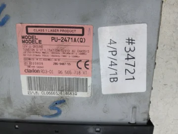 CITROEN C3 I RADIO FABRYCZNE CD 96565718XT - zdjęcie 5