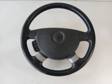 CHEVROLET LACETTI KIEROWNICA SKÓRZANA SKÓRA MULTIFUNKCJA RADIO