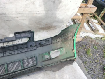 VW POLO 6N2 ZDERZAK PRZÓD PRZEDNI ZIELONY - zdjęcie 5