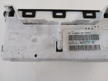 PEUGEOT 206 MONITOR WYŚWIETLACZ ZEGAREK 96653977XT - zdjęcie 5