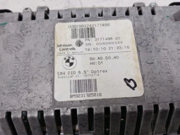 BMW X1 E84 WYŚWIETLACZ NAWIGACJI NAVI RADIA MONITOR 2171498 - zdjęcie 5
