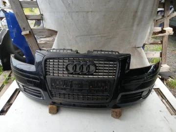 AUDI A3 8P LIFT ZDERZAK PRZÓD PRZEDNI LY9B DUŻY GRILL 05-08