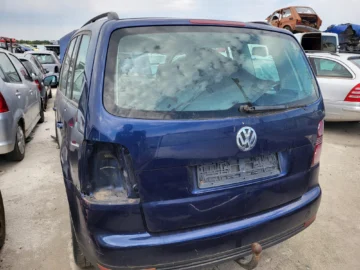 VW TOURAN I LIFT KLAPA BAGAŻNIKA NIEBIESKA - zdjęcie 2