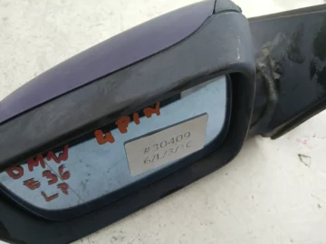 BMW E36 LUSTERKO LEWE 4 PIN NIEBIESKIE GRANATOWE - zdjęcie 5