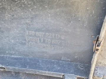 VW TOURAN I LIFT ZDERZAK PRZÓD PRZEDNI XENON LC9X - zdjęcie 11