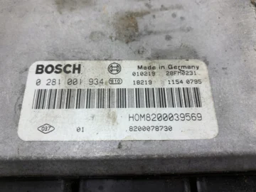 RENAULT SCENIC I 1.9 DCI STEROWNIK SILNIKA KOMPUTER 8200039569 - zdjęcie 3