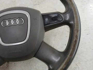 AUDI A6 C6 KIEROWNICA MULTIFUNKCJA SKÓRA - zdjęcie 4