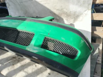 VW POLO 6N2 ZDERZAK PRZÓD PRZEDNI ZIELONY - zdjęcie 3