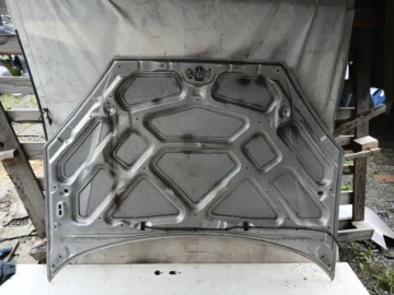 FORD FOCUS MK1 MASKA POKRYWA SILNIKA SREBRNA - zdjęcie 5