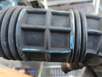 FIAT DOBLO I MULTIPLA 1.9 JTD RURA PRZEWÓD POWIETRZA INTERCOOLER 73503542 - zdjęcie 2