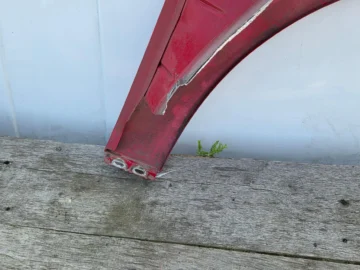 VW FOX BŁOTNIK LEWY LY3D - zdjęcie 9