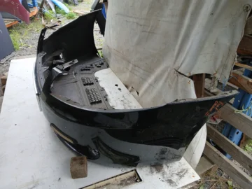 FIAT CHROMA II ZDERZAK PRZÓD PRZEDNI CZARNY - zdjęcie 2