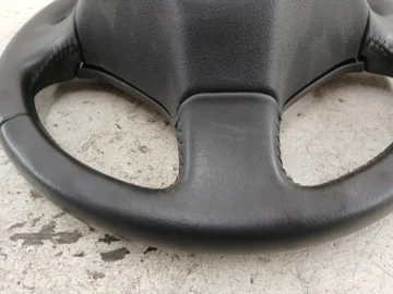PEUGEOT 206 KIEROWNICA SKÓRA SKÓRZANA AIRBAG - zdjęcie 7
