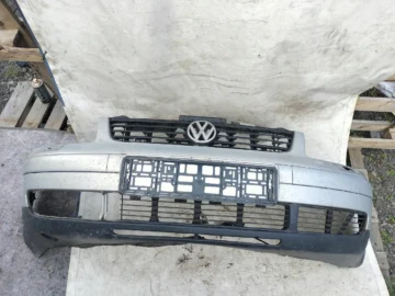 VW PASSAT B5 ZDERZAK PRZÓD SREBRNY