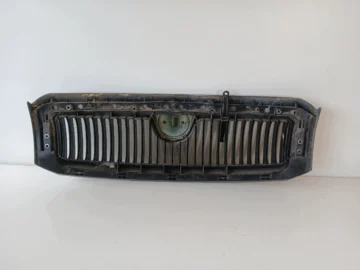 SKODA FABIA I GRILL ATRAPA CHŁODNICY SREBRNY - zdjęcie 2