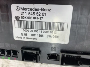 MERCEDES W211 MODUŁ STEROWNIK SAM 2115455201 - zdjęcie 5