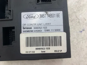 FORD C-MAX 1 I 03-10 SILNICZEK MODUŁ SZYBY LEWY PRZÓD 3M5T14B531BE - zdjęcie 4