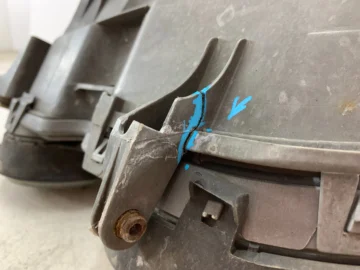 LAMPA PRAWA PRZÓD MERCEDES-BENZ E W210 144870 - zdjęcie 9