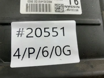 NISSAN ALMERA TINO 1.8 STEROWNIK SILNIKA MEC32-410 - zdjęcie 5