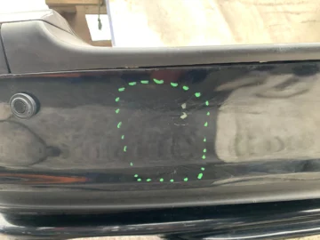 BMW E46 LIFT KOMBI ZDERZAK TYŁ TYLNY PDC SCHWARZ2 - zdjęcie 3