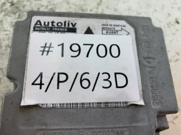 CITROEN C5 I LIFT SENSOR AIRBAG MODUŁ 9658177080 - zdjęcie 6